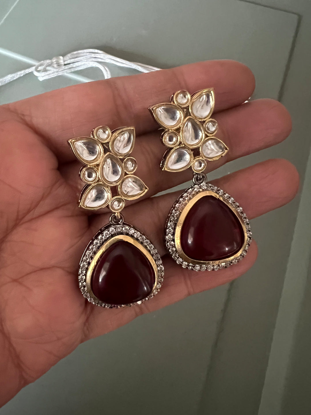 Victorian Necklace with Earrings/ Indian Jewellery