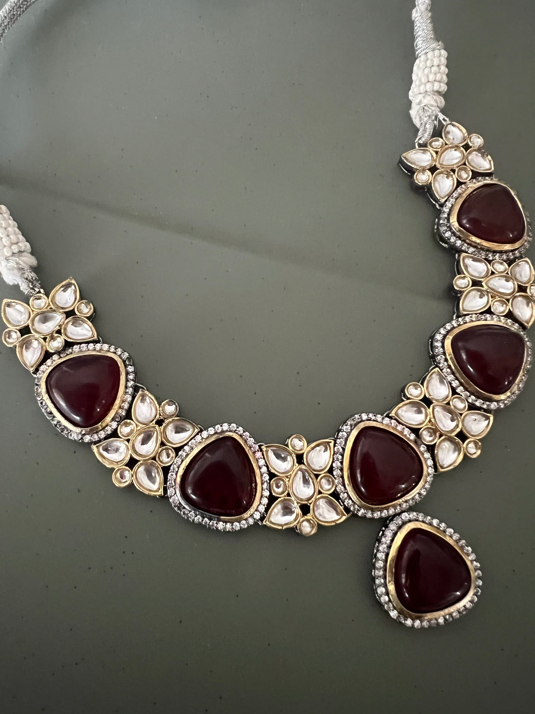 Victorian Necklace with Earrings/ Indian Jewellery