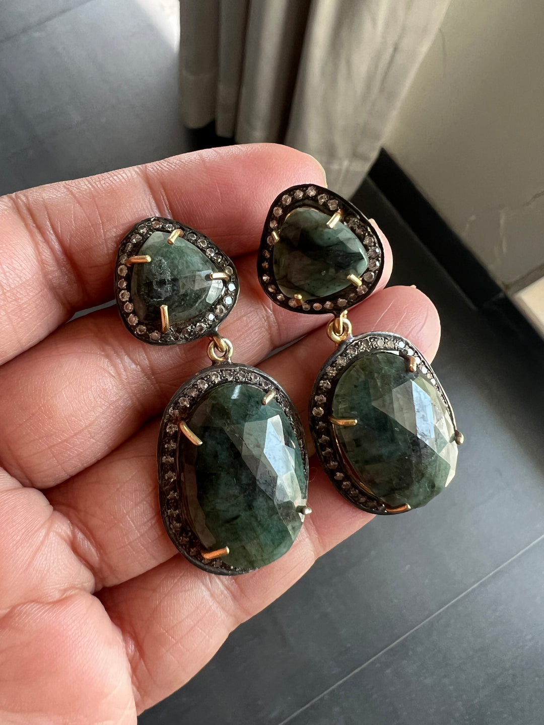 Multi Sapphire Silver Necklace Set - Unmatched Quality and Style