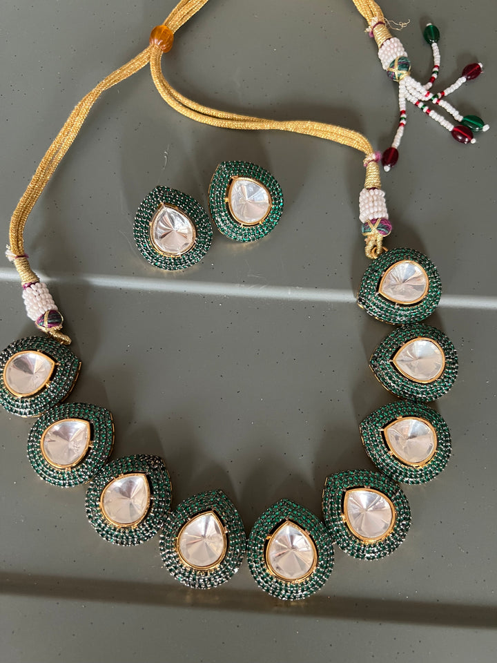 Victorian Necklace with Earrings/ Indian Jewellery