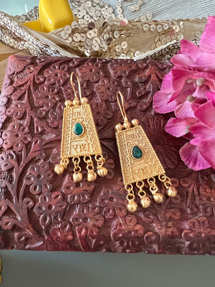 Gold Tone Earrings - Perfect for Destination Weddings, Gold Replica