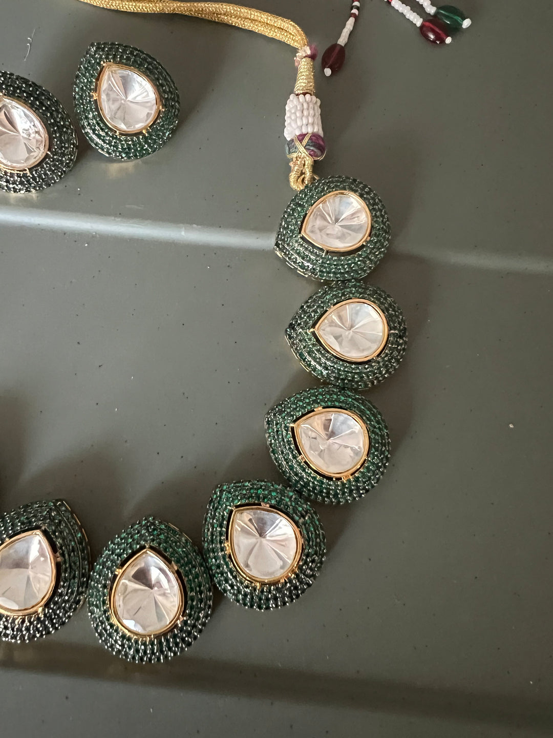 Victorian Necklace with Earrings/ Indian Jewellery