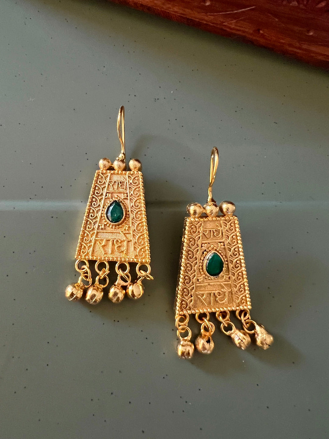 Gold Tone Earrings - Perfect for Destination Weddings, Gold Replica