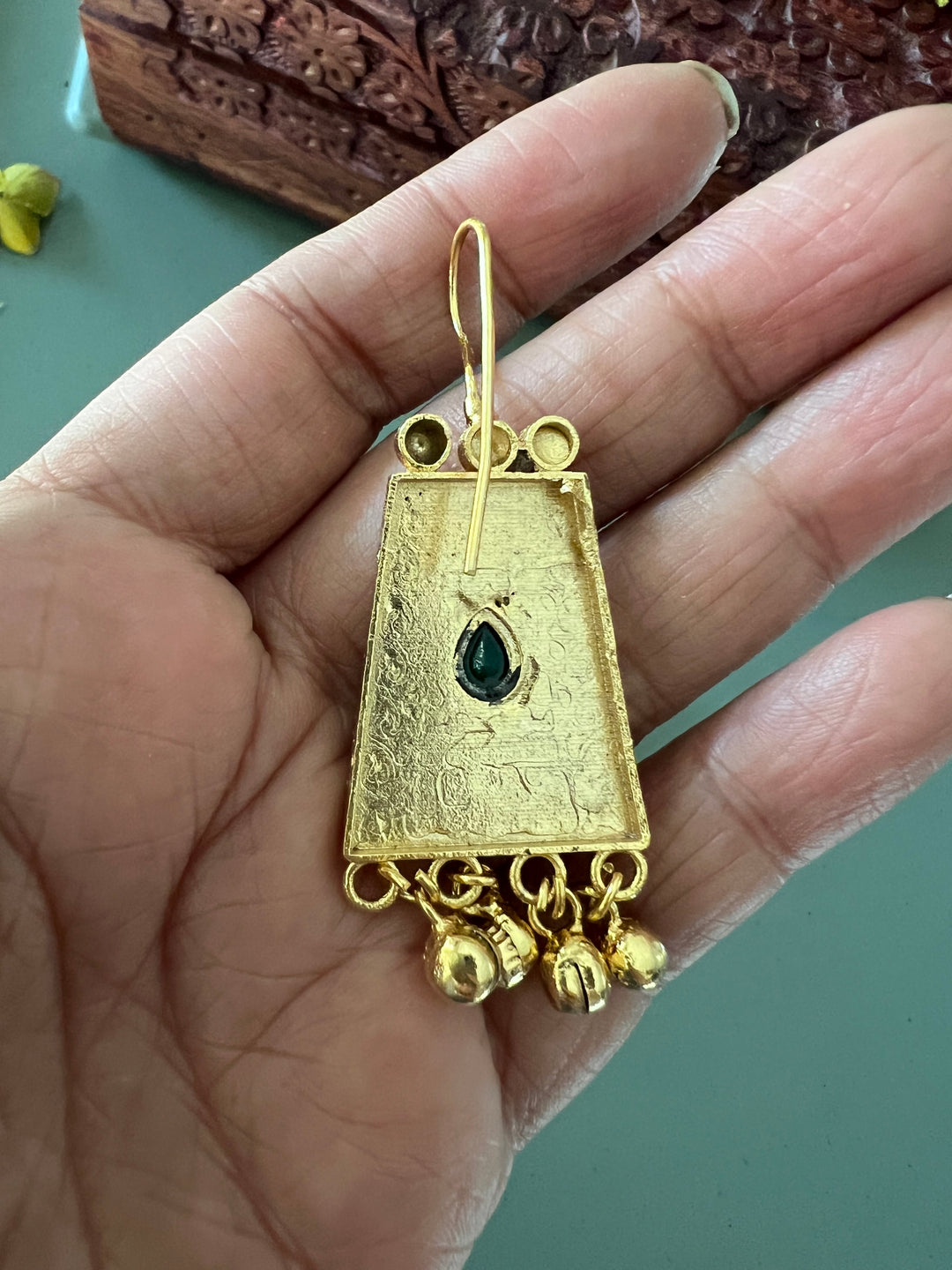 Gold Tone Earrings - Perfect for Destination Weddings, Gold Replica