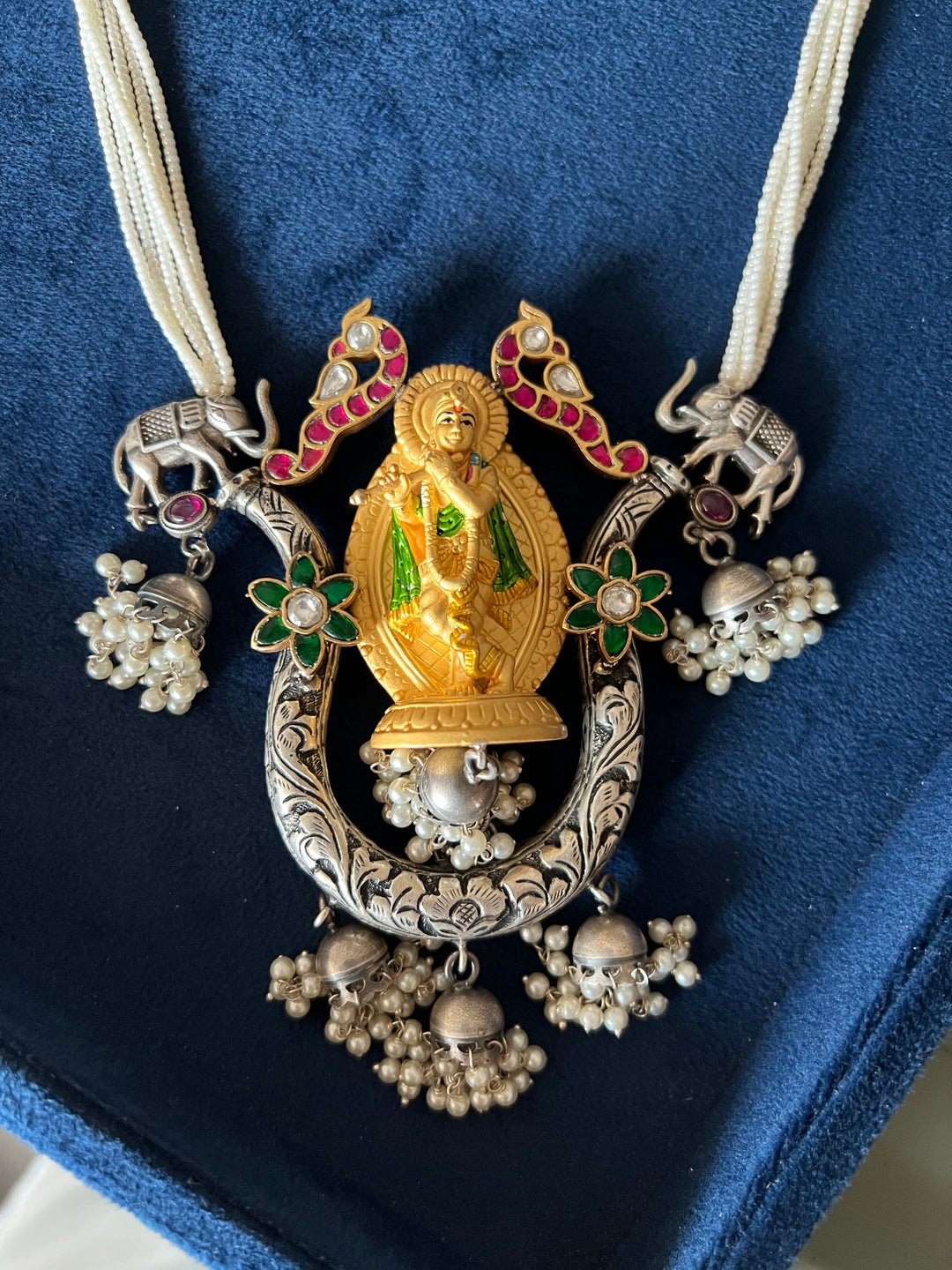 Vintage Pure 925 Silver Pendant Necklace