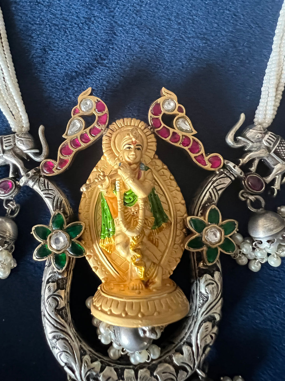 Vintage Pure 925 Silver Pendant Necklace