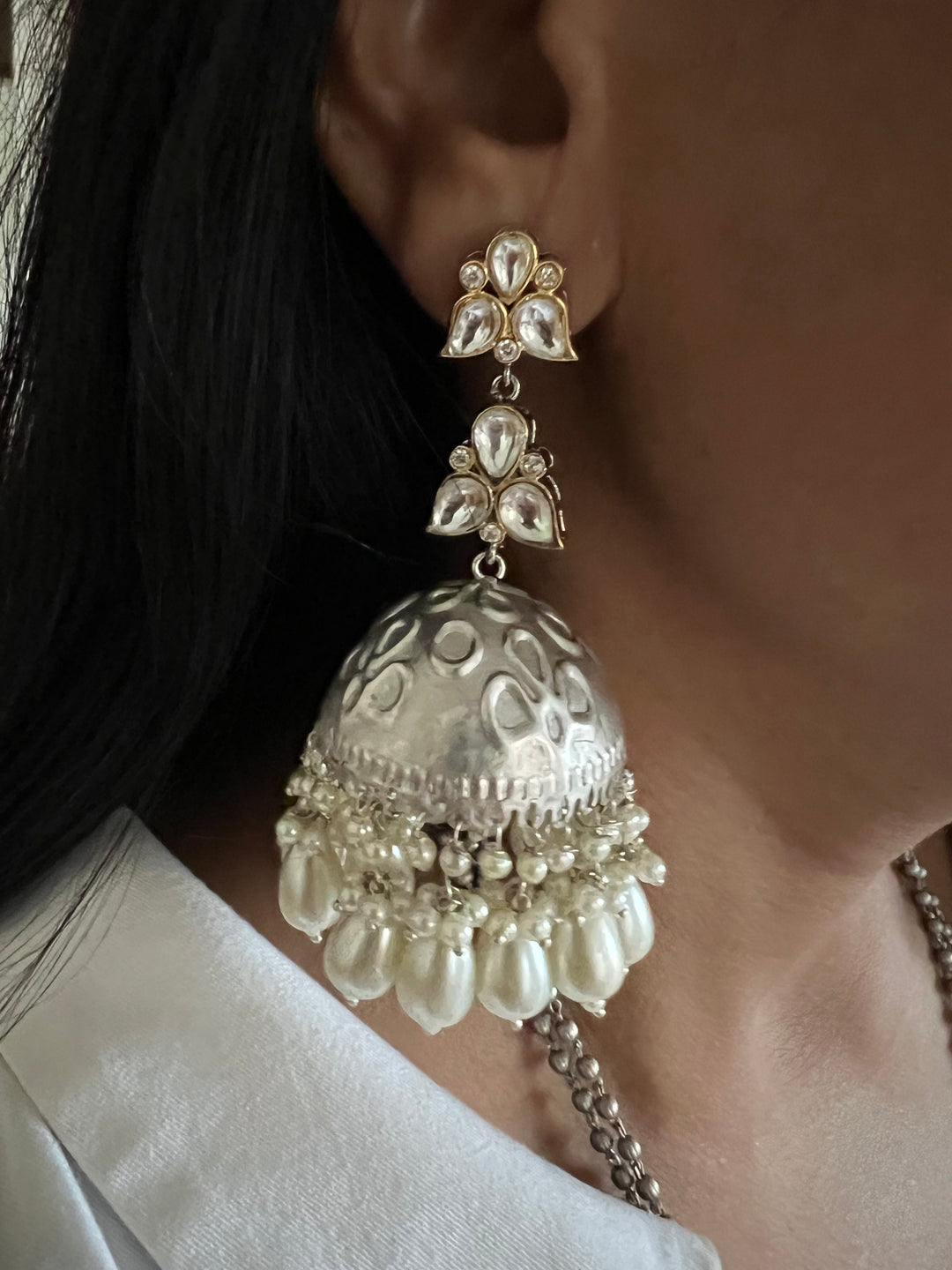 Statement Fusion Necklace with Earrings