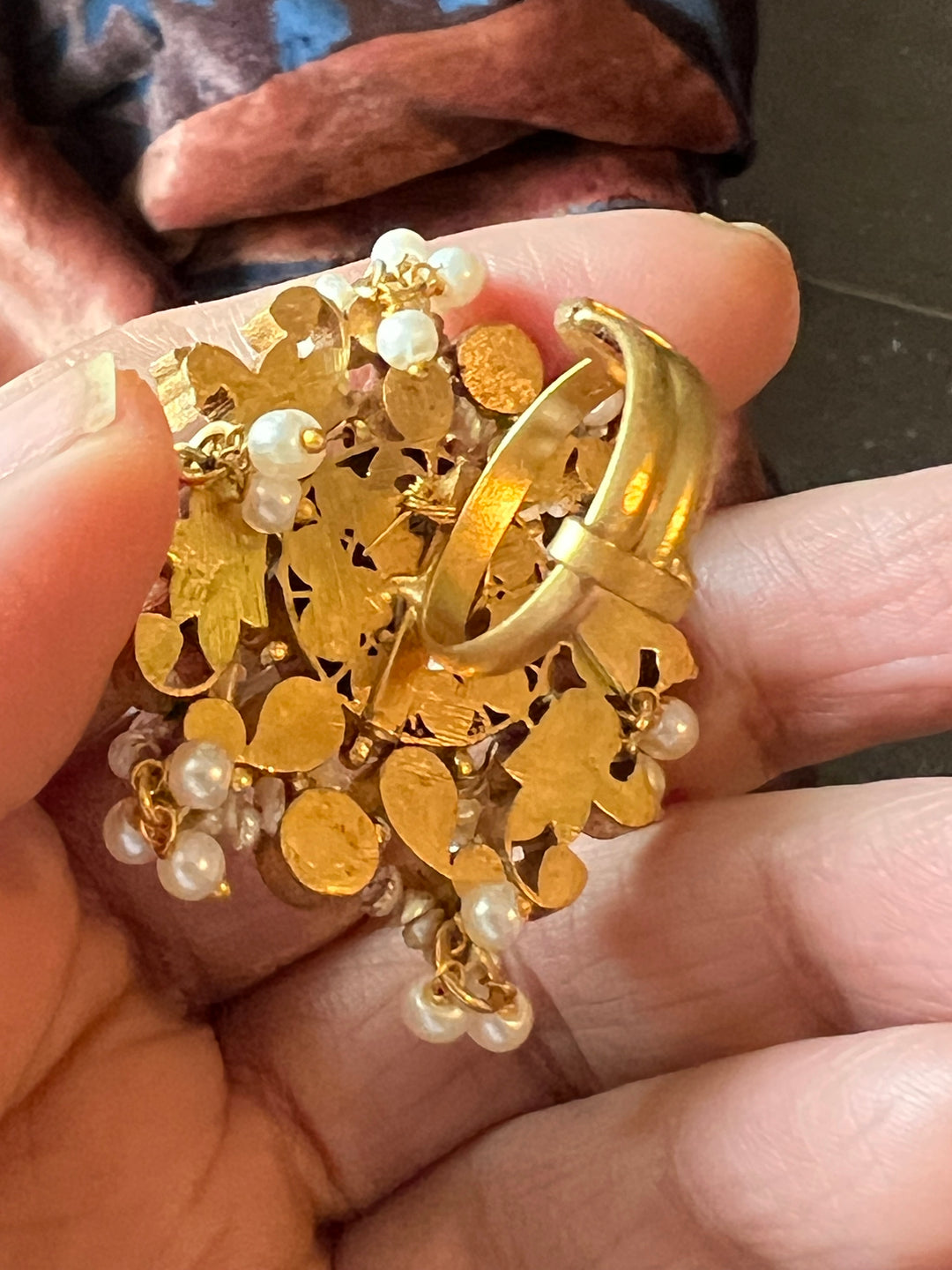 Jadau Kundan and Pearls Ring