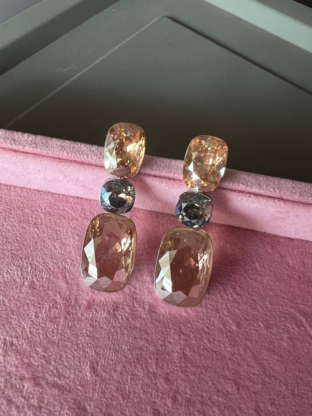 Elegance Defined: Handmade Austrian Crystal Statement Earrings