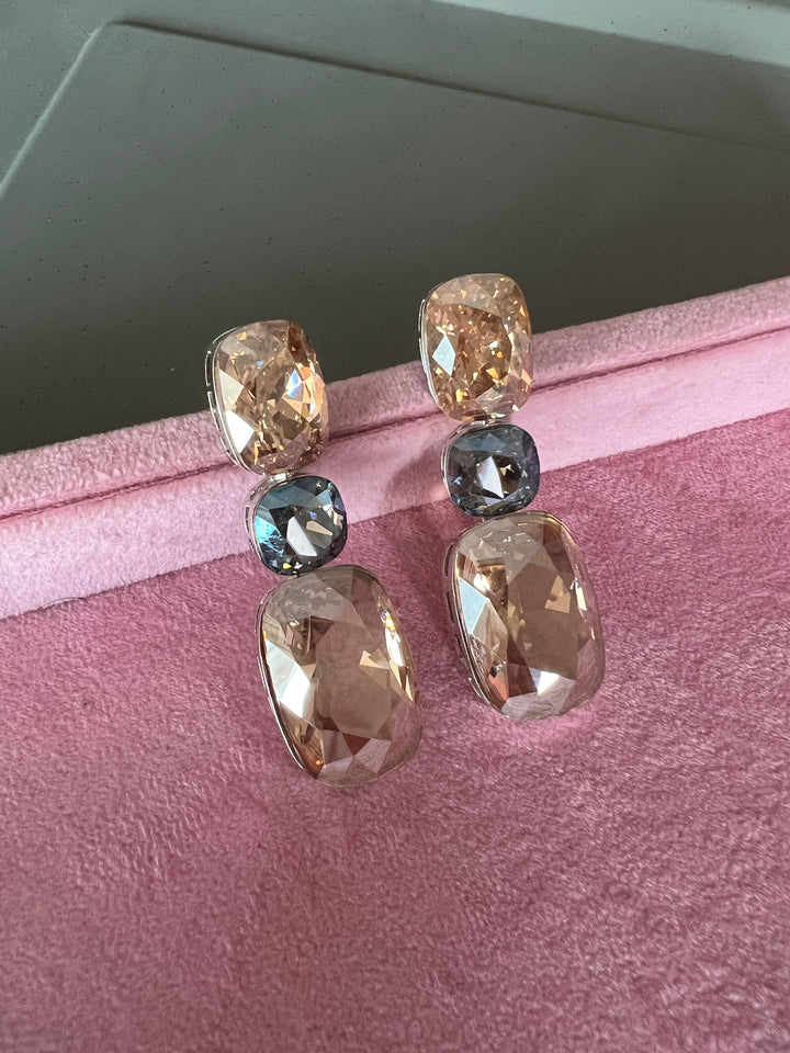 Elegance Defined: Handmade Austrian Crystal Statement Earrings