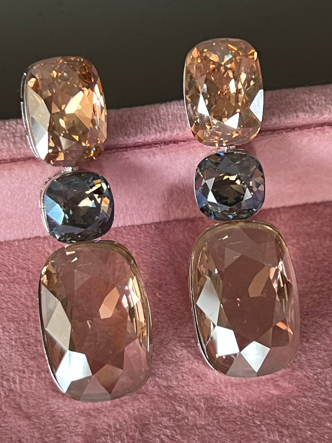 Elegance Defined: Handmade Austrian Crystal Statement Earrings