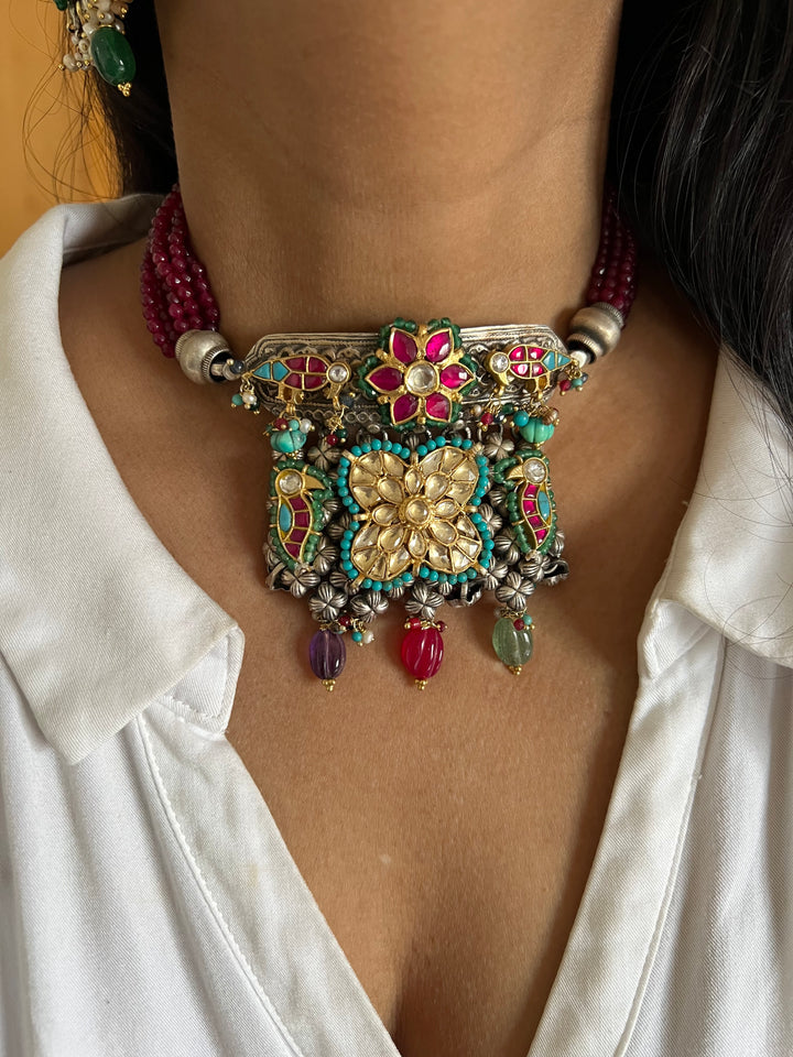 Pure 925 Silver Fusion Choker Set