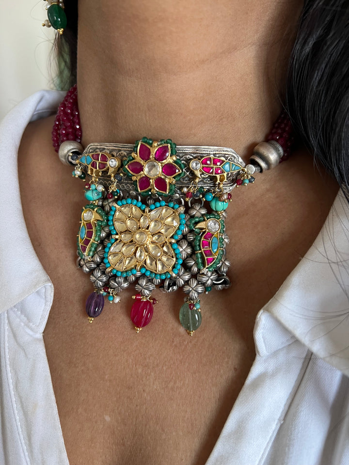 Pure 925 Silver Fusion Choker Set