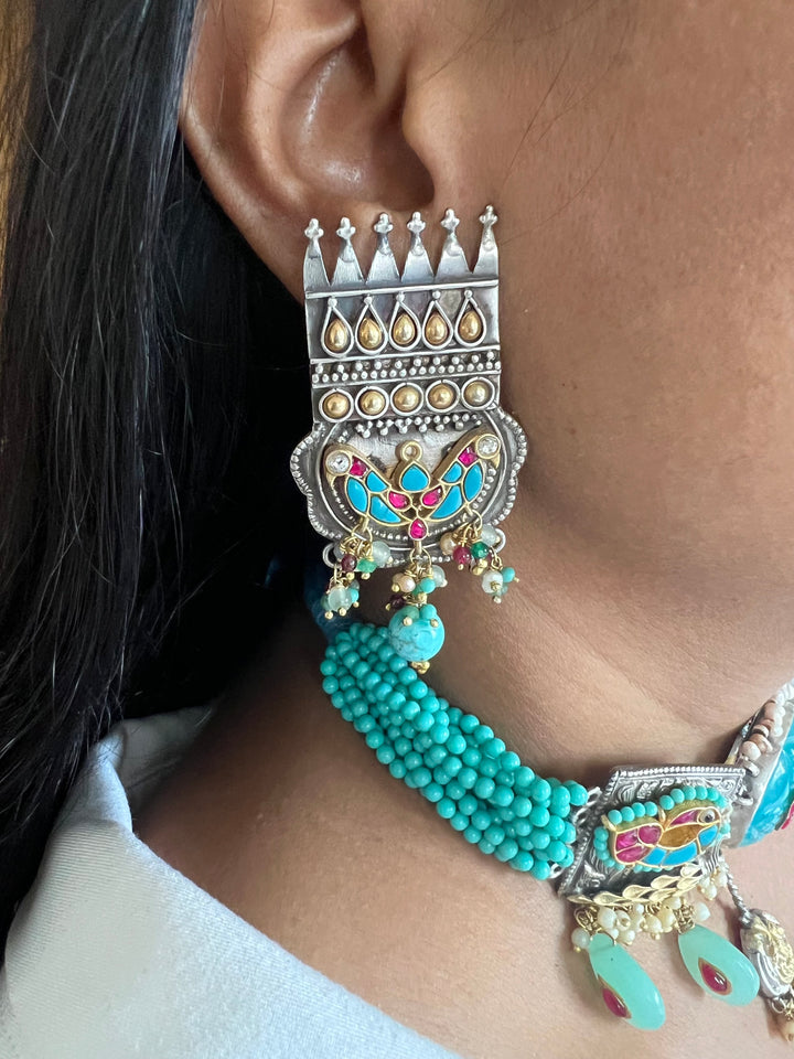 Pure 925 Silver Fusion Choker Set