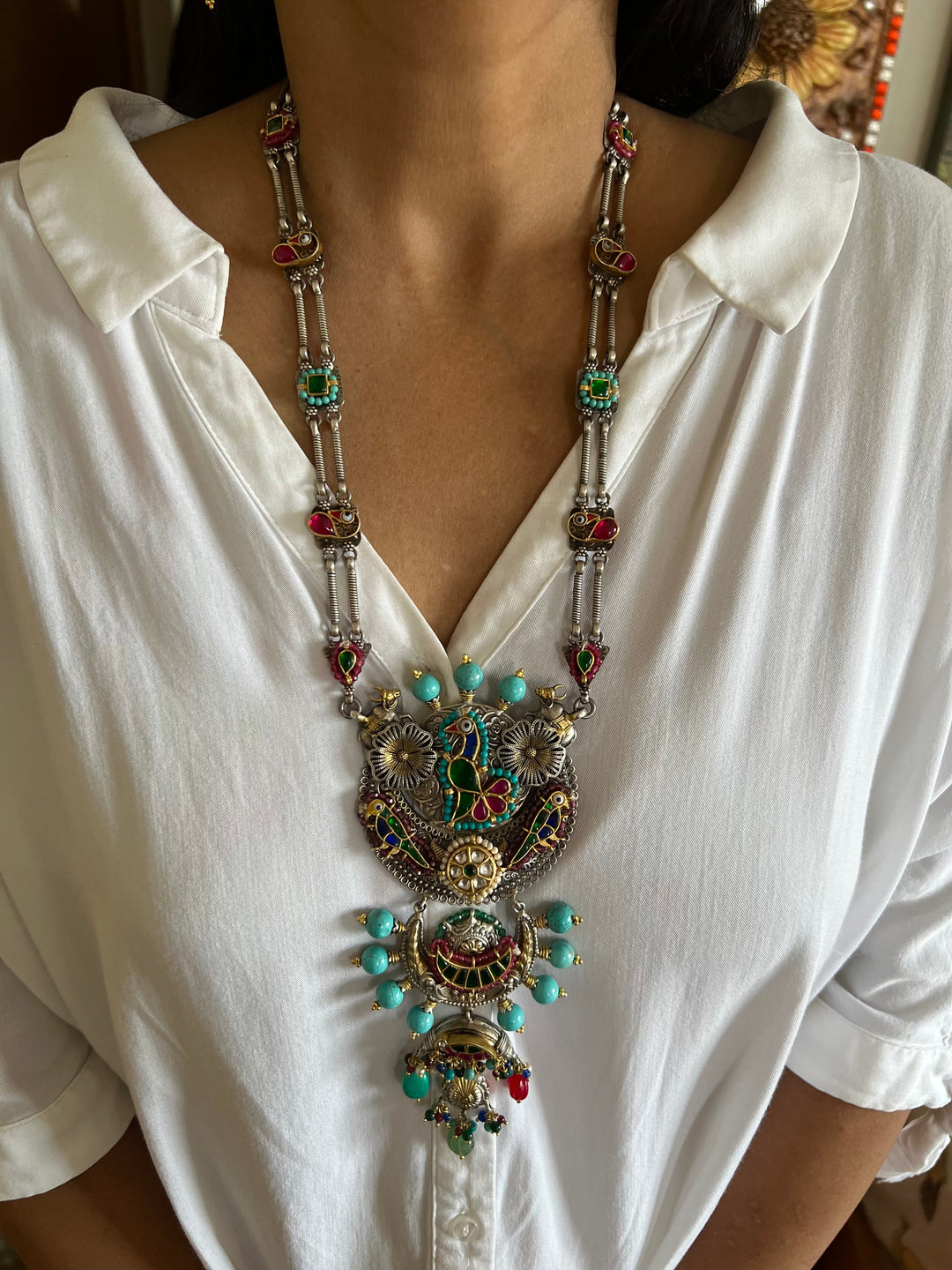 Pure 925 Silver Fusion Necklace Set