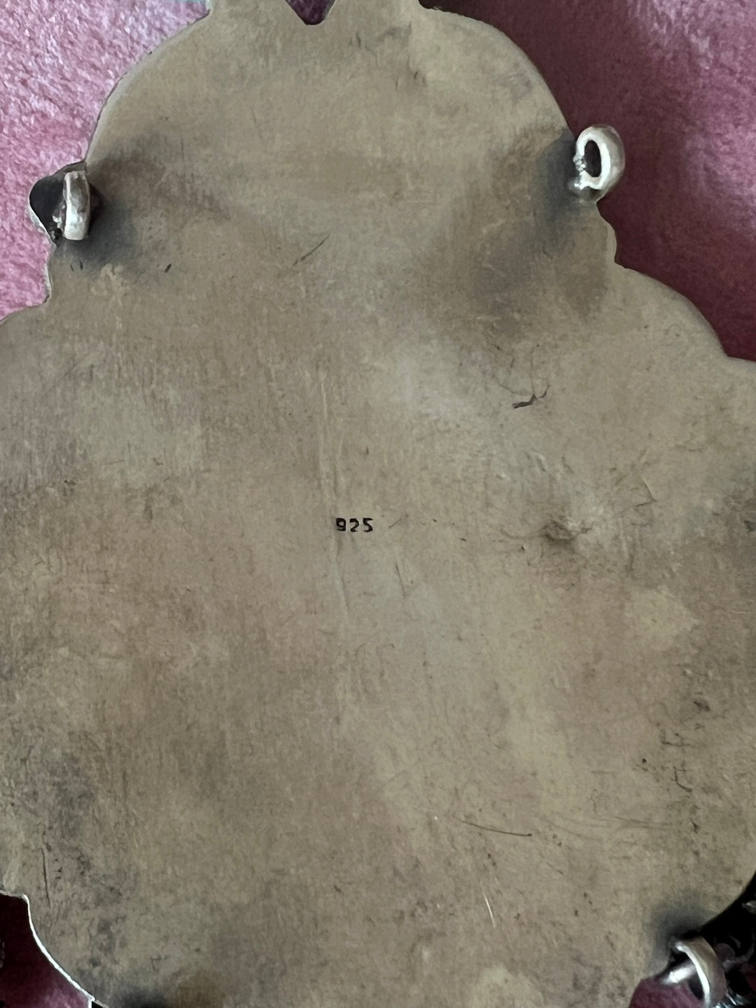 Divine Elegance: Handmade Silver Thread Pendant Necklace with Radha Krishna Figurine