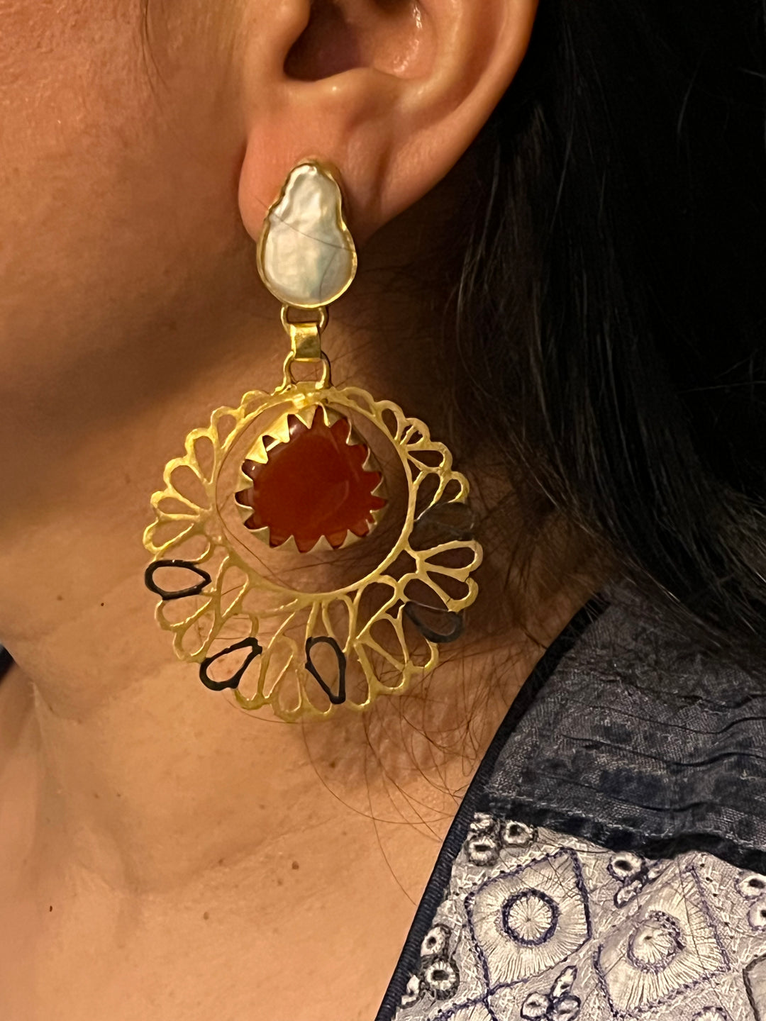 Classy Gemstones Earrings