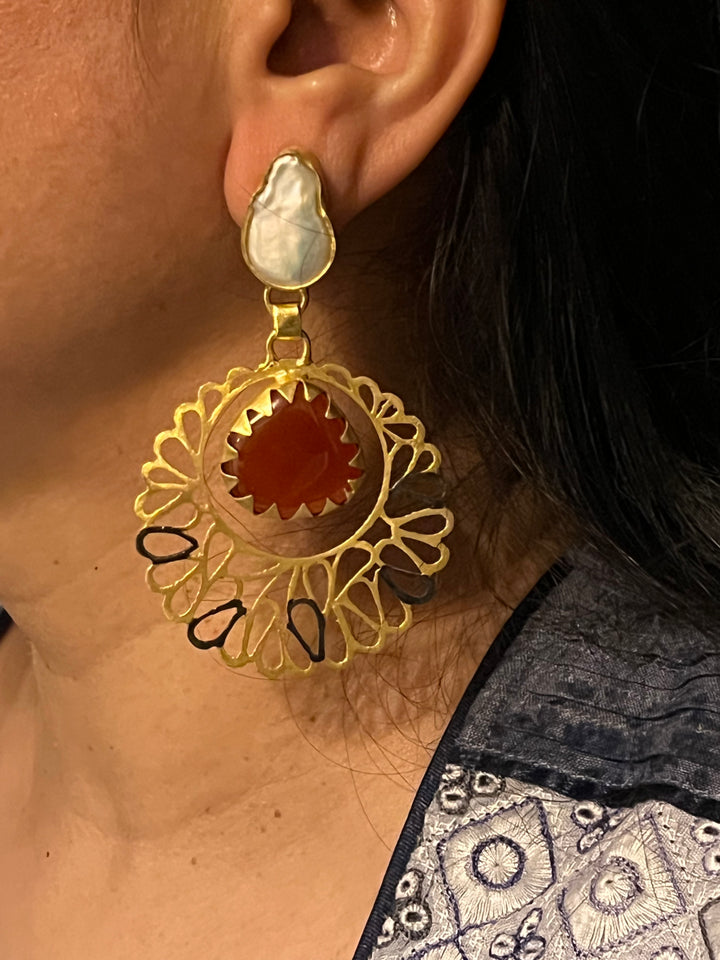 Classy Gemstones Earrings