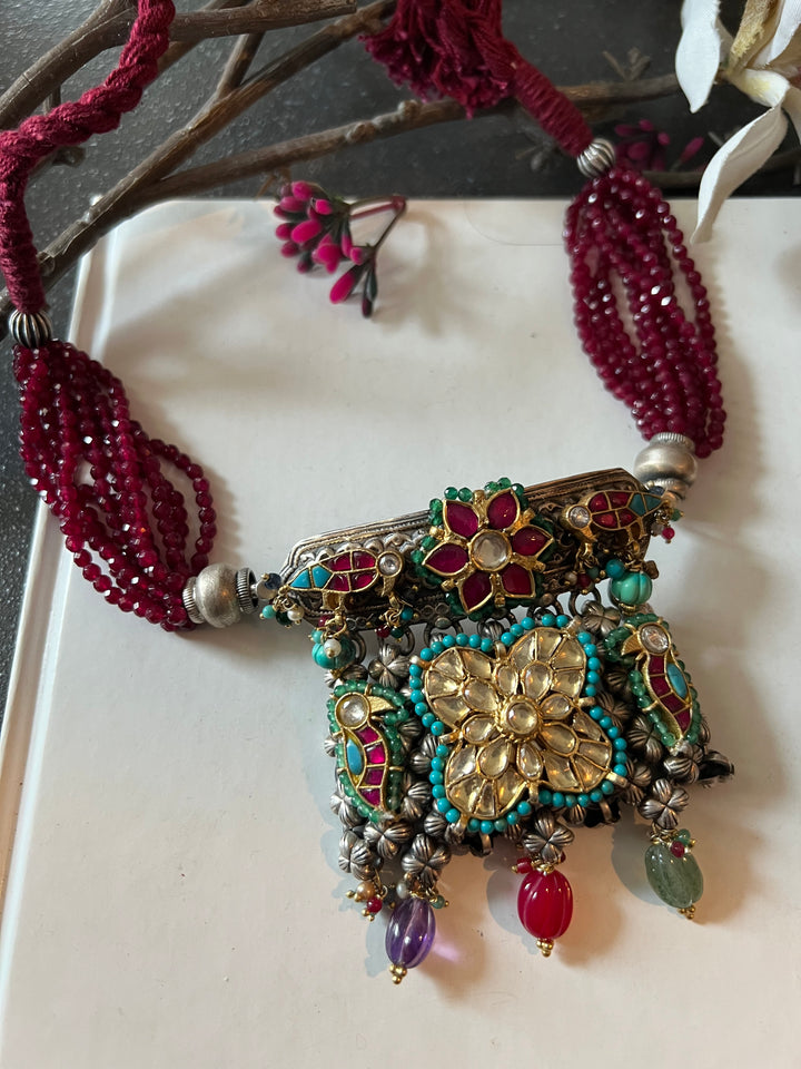 Pure 925 Silver Fusion Choker Set