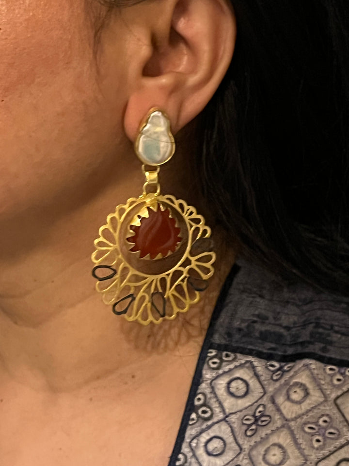 Classy Gemstones Earrings