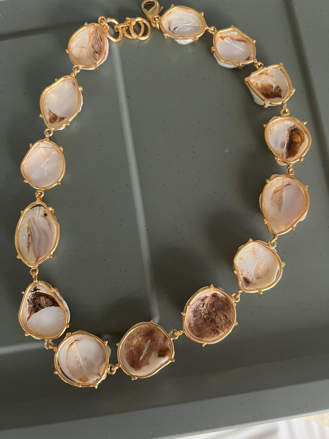 Statement Natural Pearl Necklace