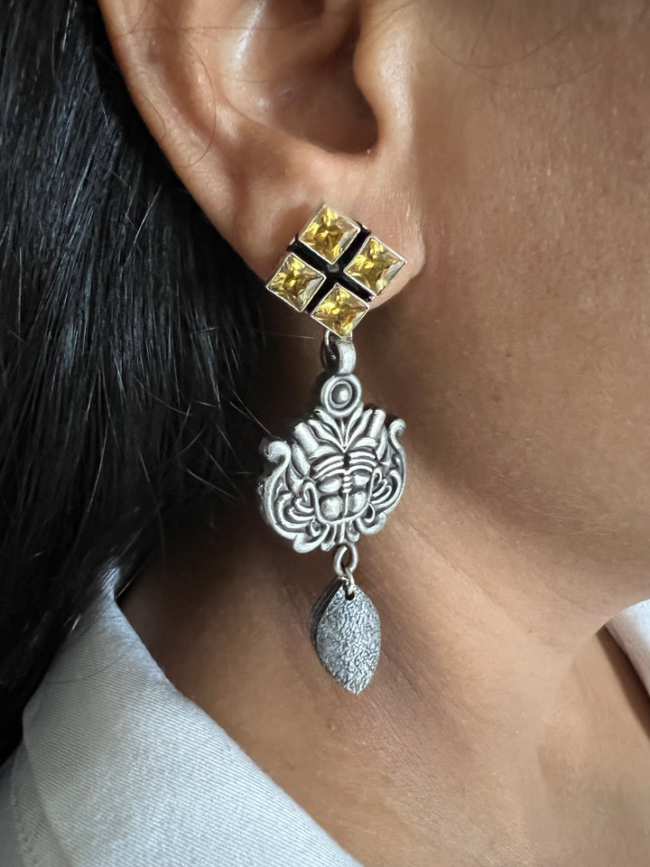 Antique Brass Earrings