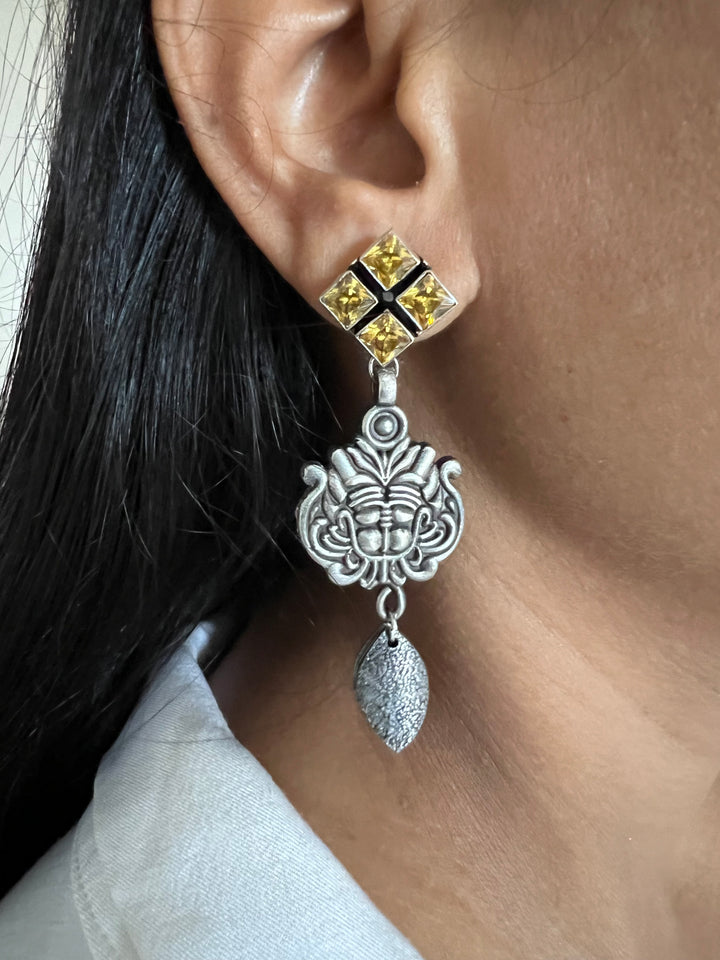 Antique Brass Earrings