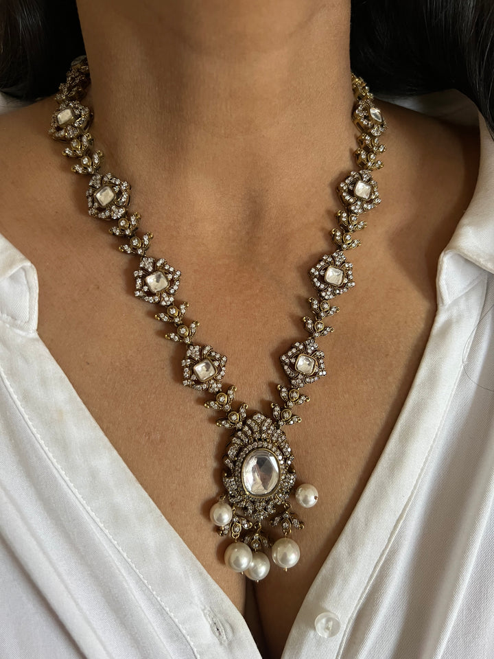 Victorian Necklace with Statement Earrings