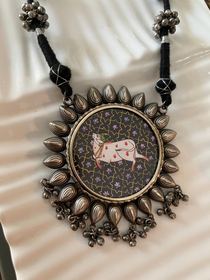 Statement Tribal Handpainted Necklace