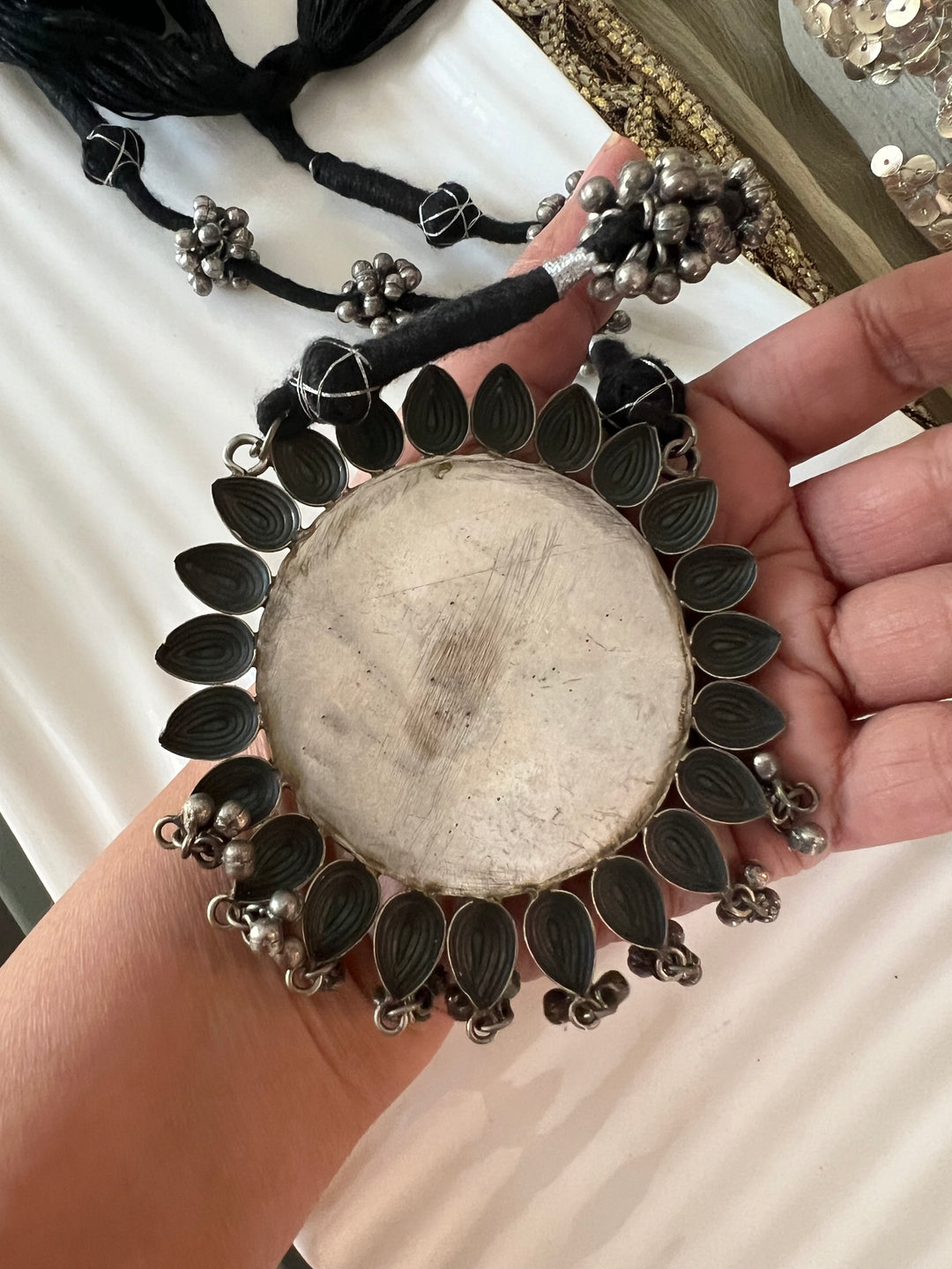 Statement Tribal Handpainted Necklace