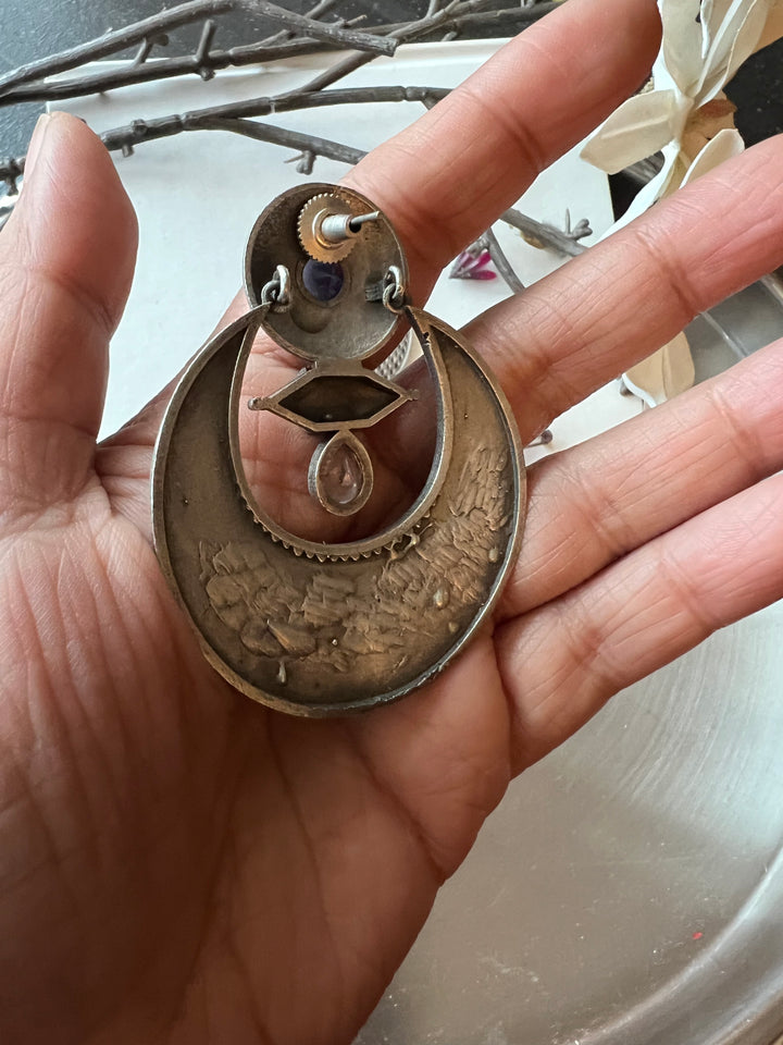 Antique Brass Earrings