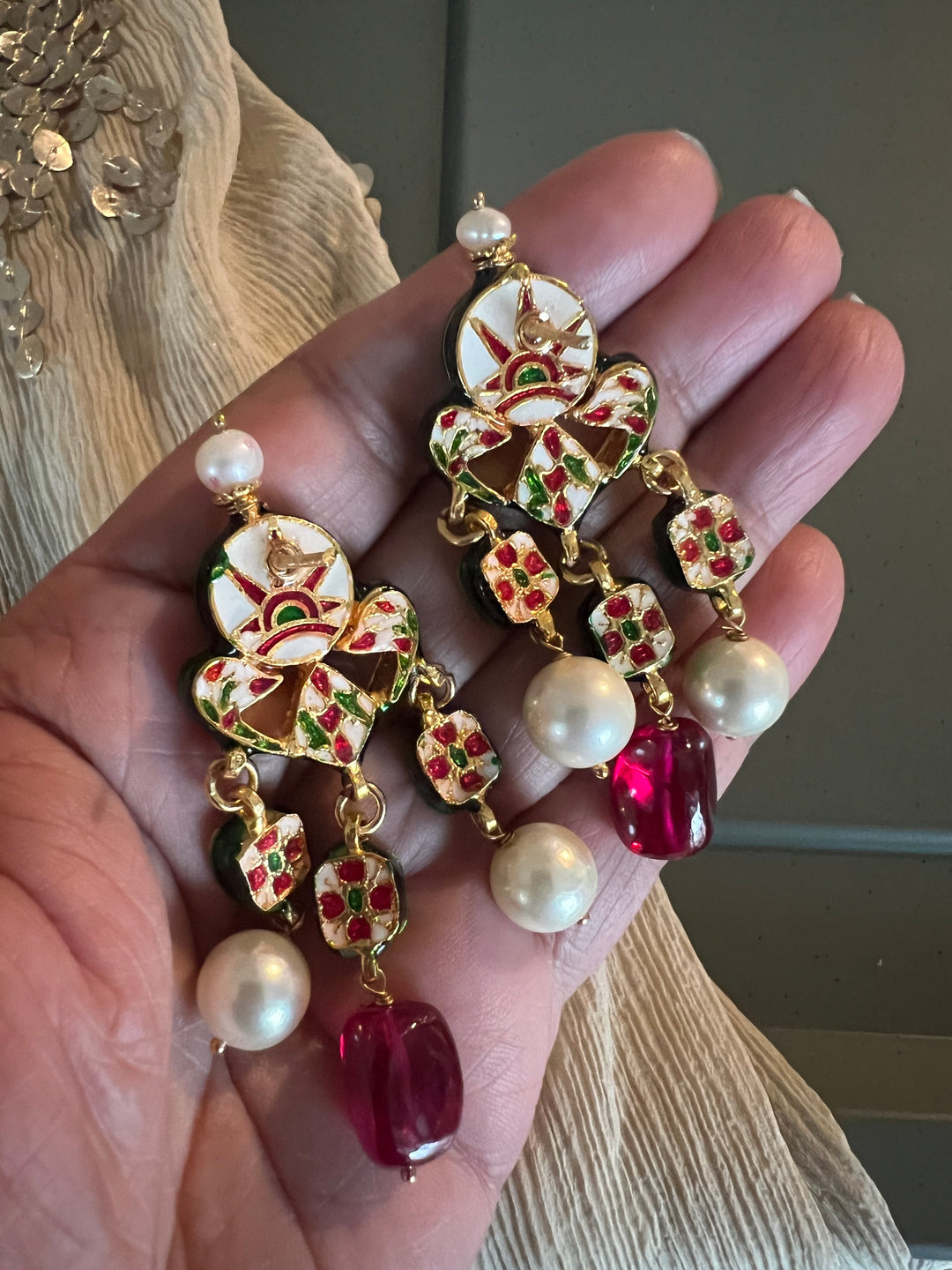 Elegant Kundan Necklace Set