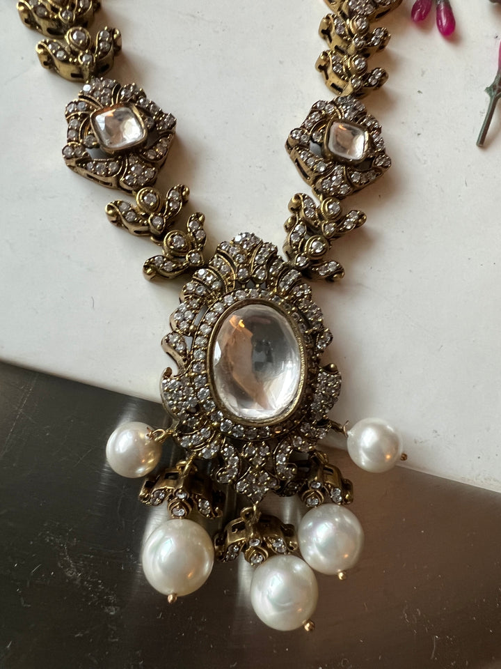 Victorian Necklace with Statement Earrings