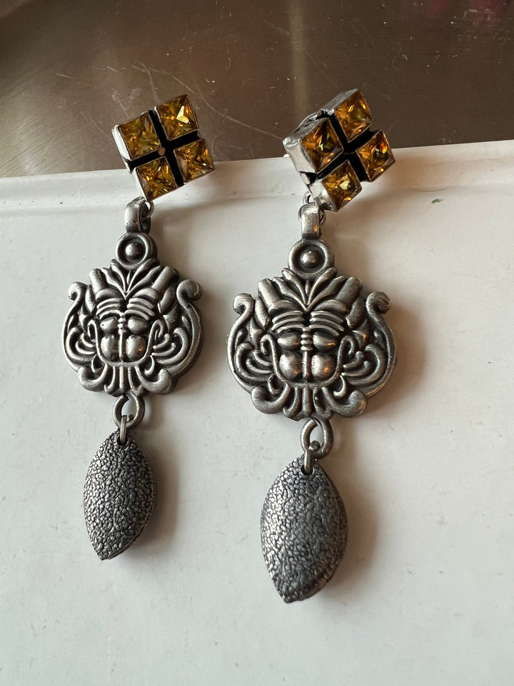 Antique Brass Earrings