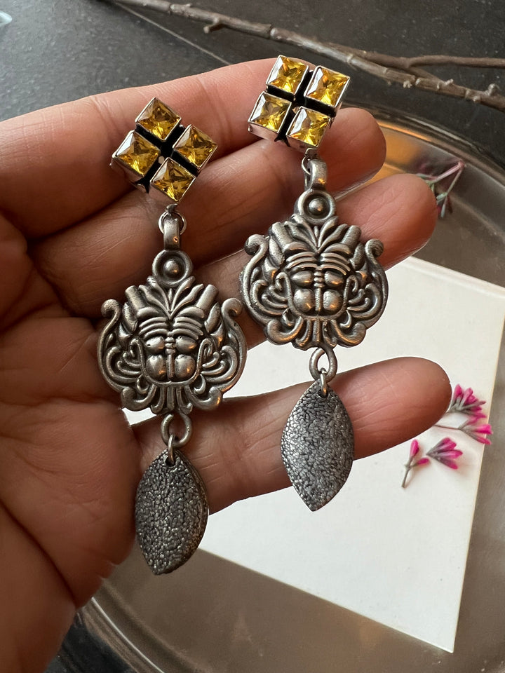 Antique Brass Earrings