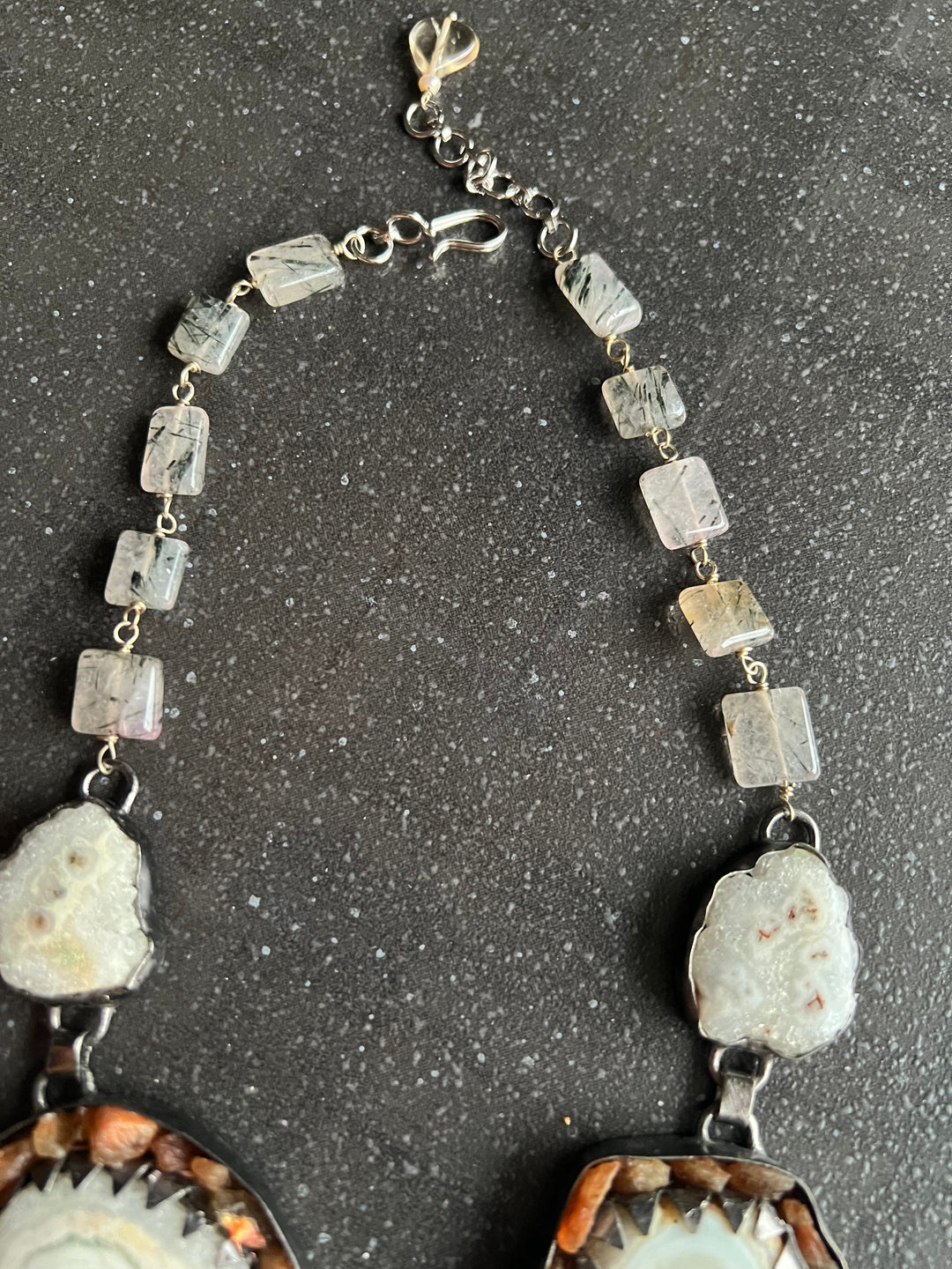Statement Solar Quartz Necklace