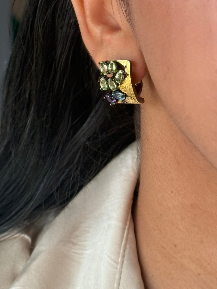 Multi Gemstone Pure 925 Silver Baalis