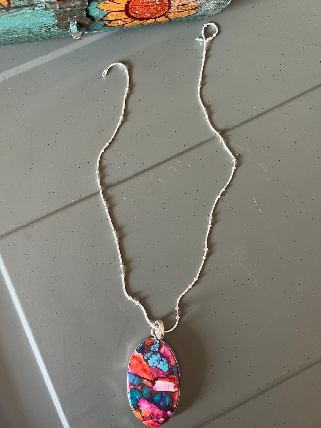 Sterling Silver Pendant with 925 Sterling Silver Necklace