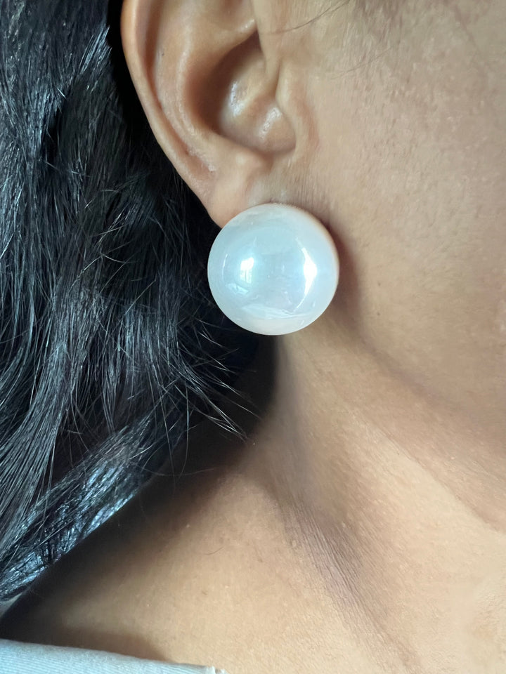 Unique Oversized Pearl Earrings