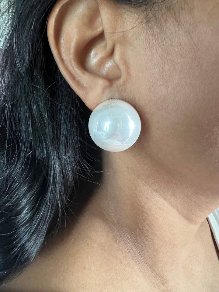 Unique Oversized Pearl Earrings