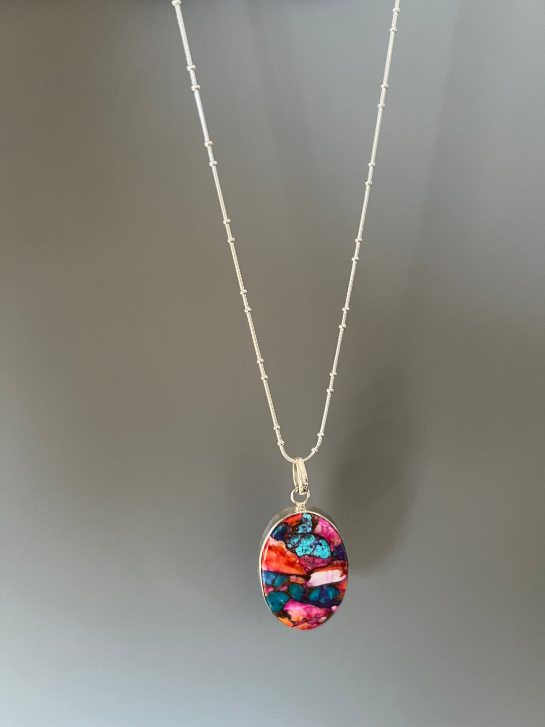 Sterling Silver Pendant with 925 Sterling Silver Necklace