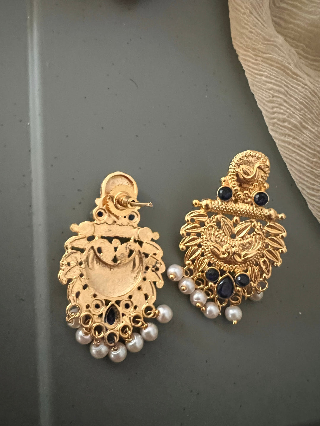 Gold Tone Earrings - Perfect for Destination Weddings, Gold Replica