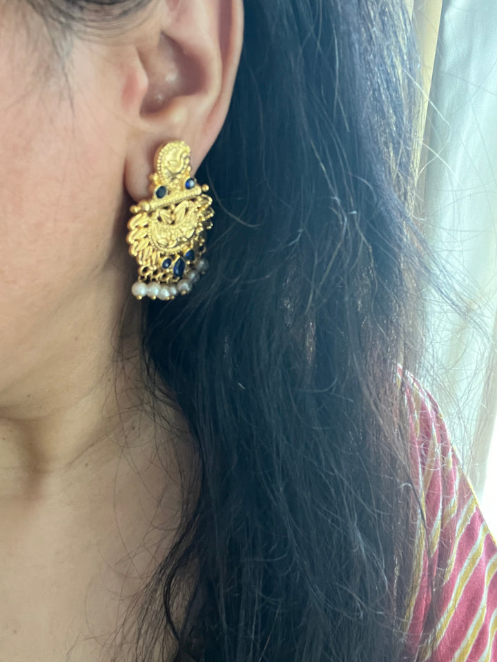 Gold Tone Earrings - Perfect for Destination Weddings, Gold Replica