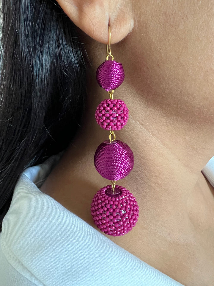 Statement Beaded Earrings
