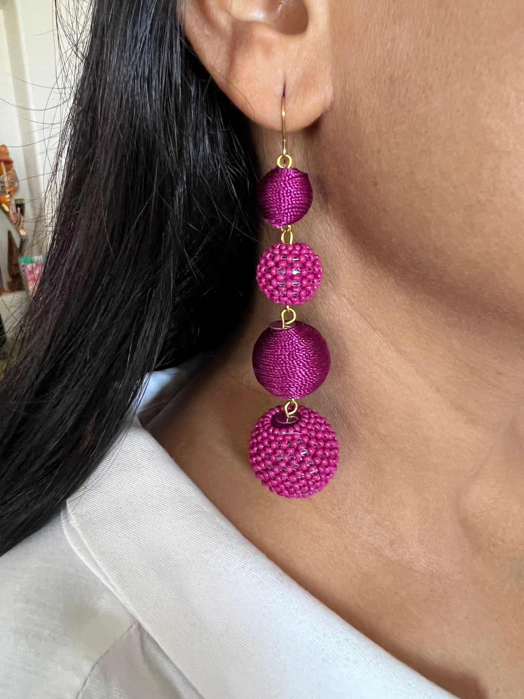 Statement Beaded Earrings