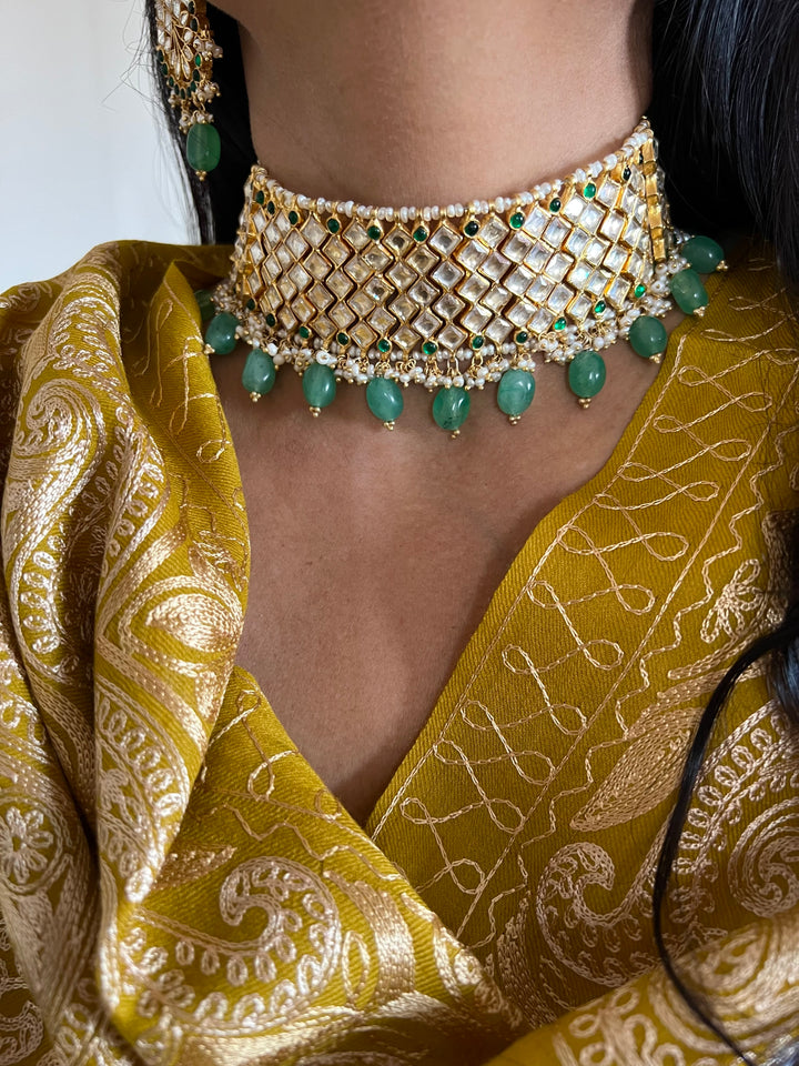 Pure 925 Silver Necklace with Earrings