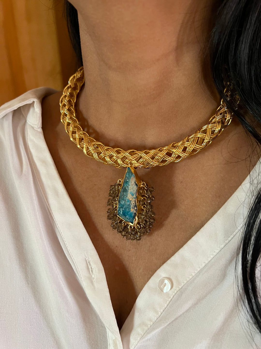 Artisan Crafted: Premium Designer Pendant Hasli Necklace