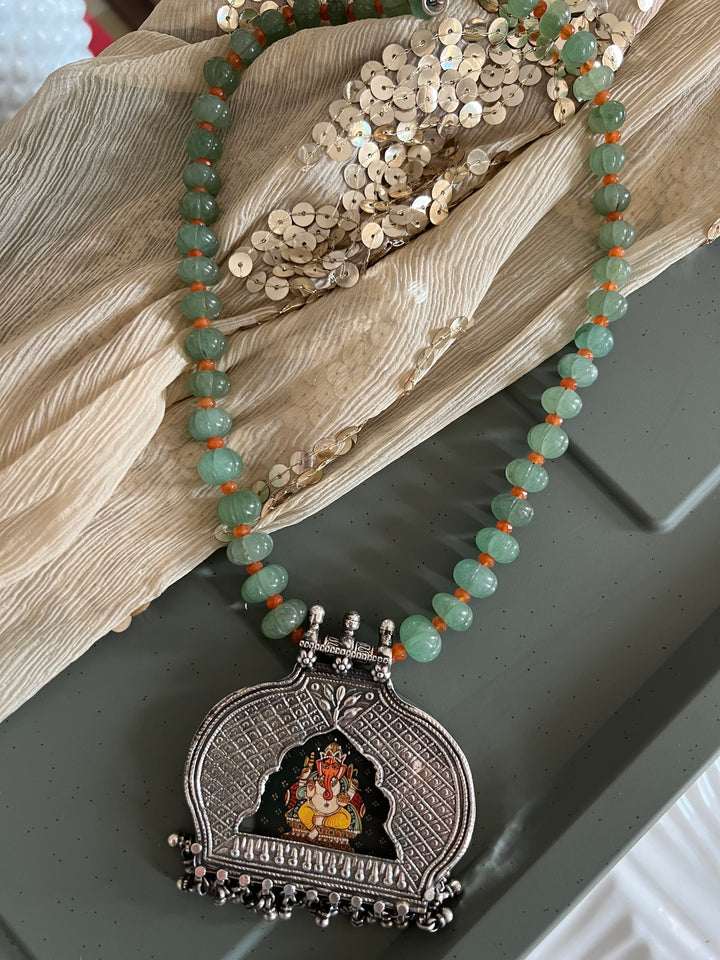 Exquisite Silver Handcrafted Pendant Necklace - Elevate Your Elegance