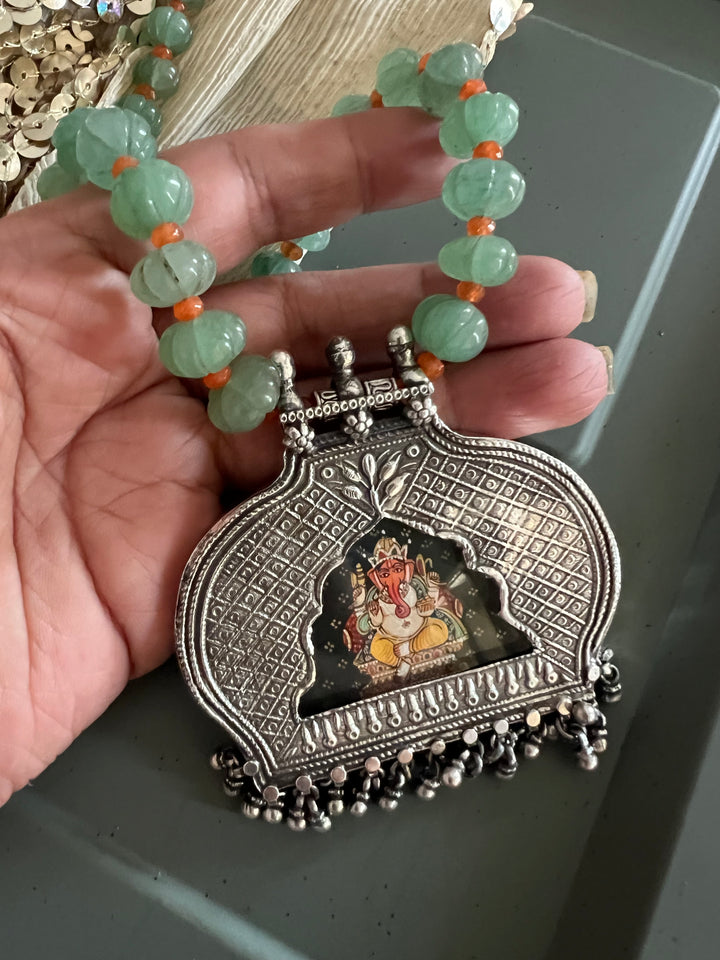 Exquisite Silver Handcrafted Pendant Necklace - Elevate Your Elegance