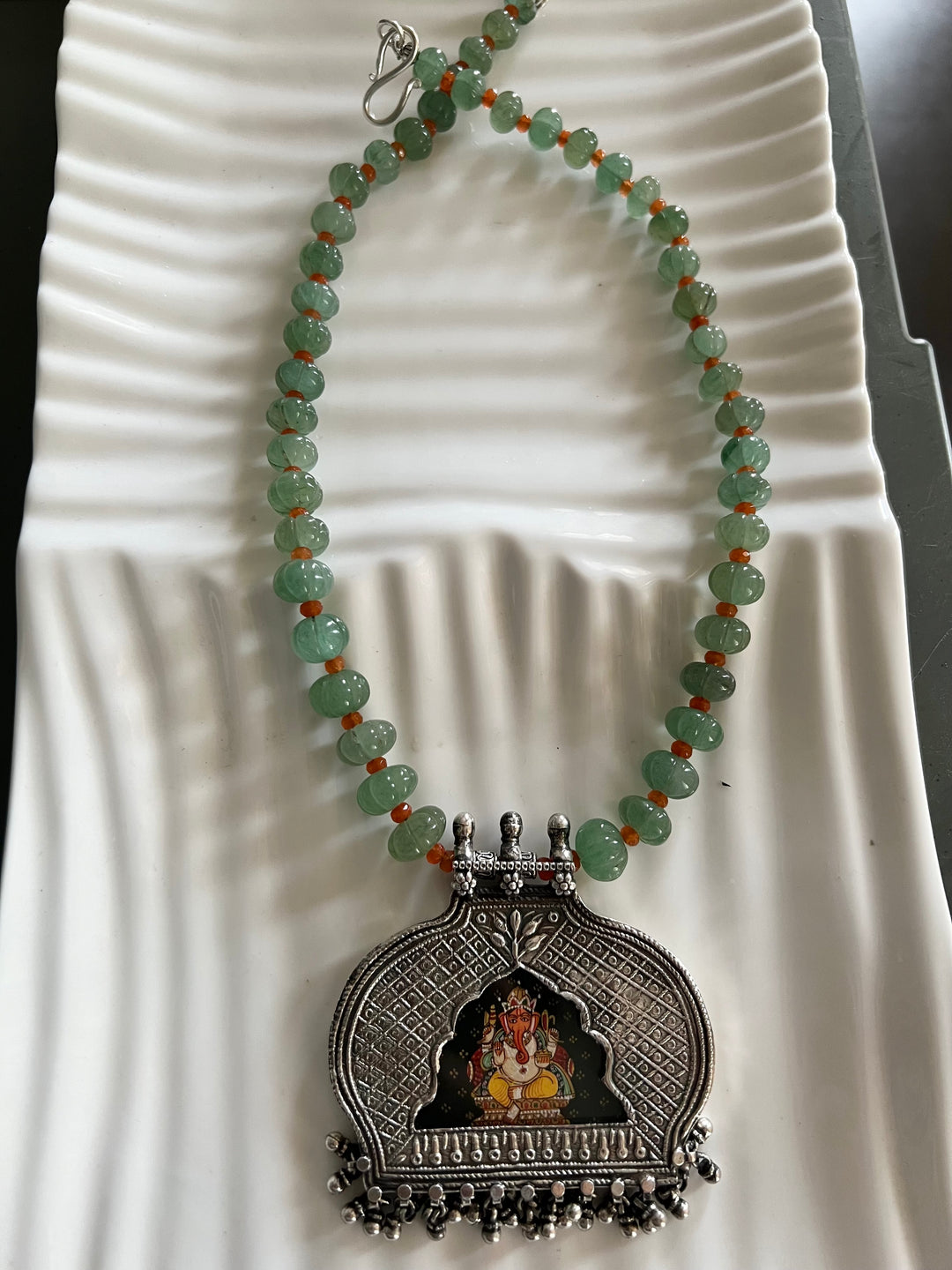 Exquisite Silver Handcrafted Pendant Necklace - Elevate Your Elegance